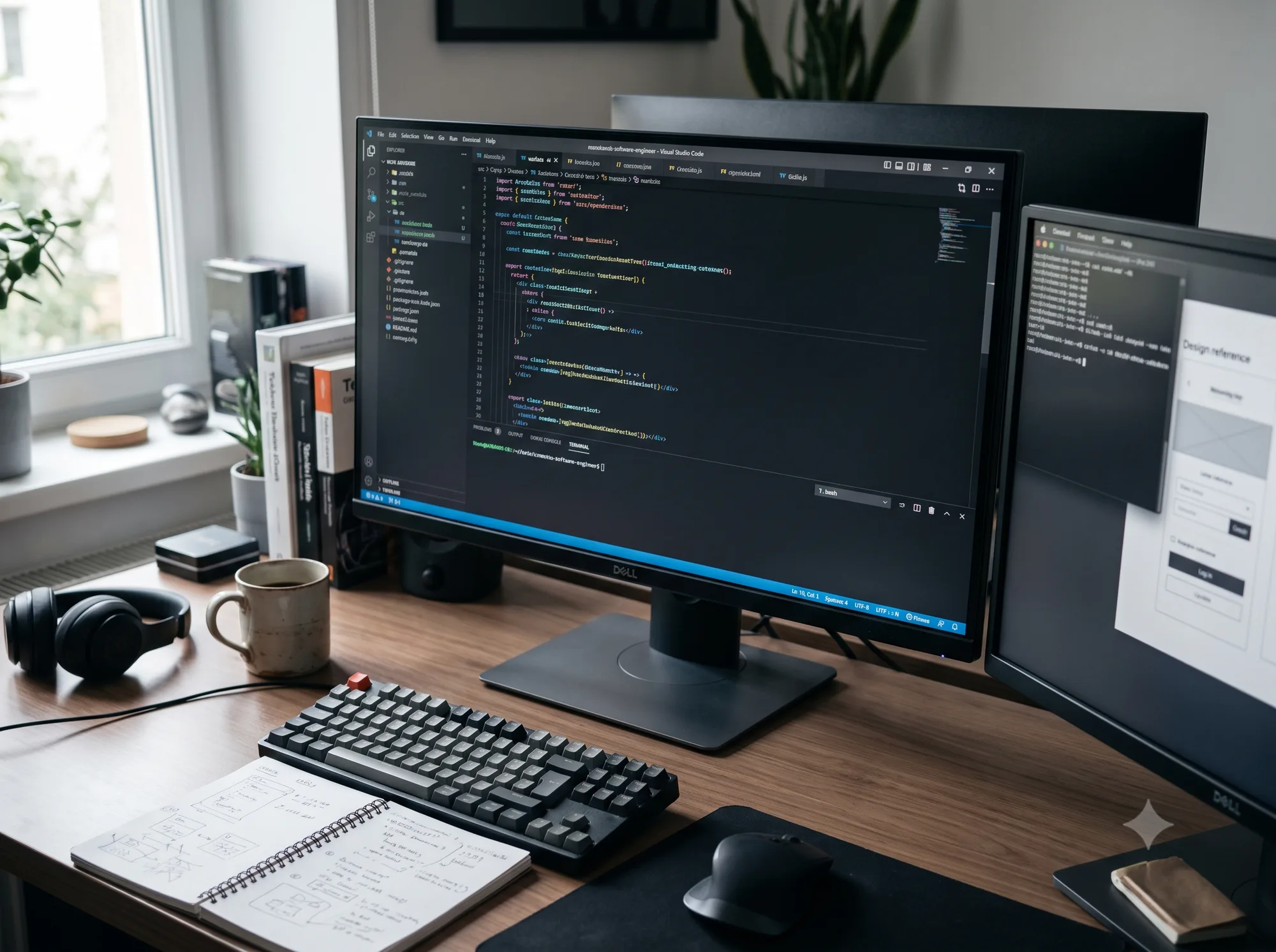 Engineers demoing a release together
